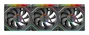 Mars Gaming Kit 3 Ventiladores MF-LINKFINITYKIT2 12cm ARGB Negro
