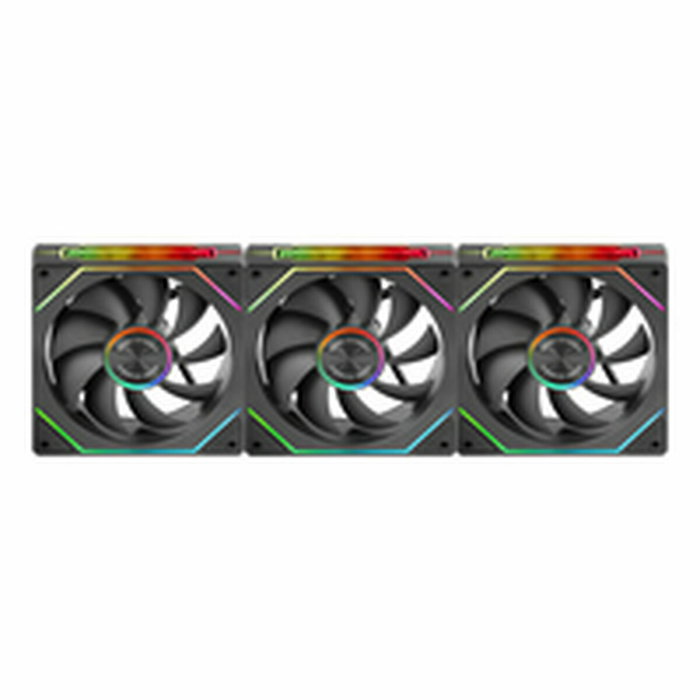 Mars Gaming Kit 3 Ventiladores MF-LINKFINITY2 ARGB 120mm Negro