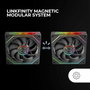 Mars Gaming Kit 3 Ventiladores MF-LINKFINITY2 ARGB 120mm Negro