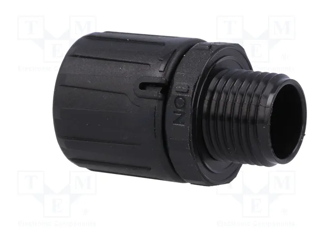 HELLERMANNTYTON Conector final recto HelaGuard PG9 negro HELLERMANNTYTON Conector final recto HelaGuard PG9 negro