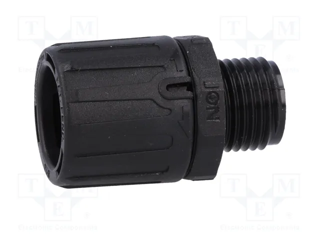 HELLERMANNTYTON Conector final recto HelaGuard PG9 negro HELLERMANNTYTON Conector final recto HelaGuard PG9 negro