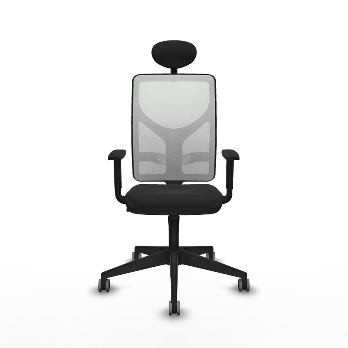 PIQUERAS Y CRESPO Silla de oficina Motilla con mecanismo Sincro, Negro y Blanco PIQUERAS Y CRESPO Silla de oficina Motilla con mecanismo Sincro, Negro y Blanco