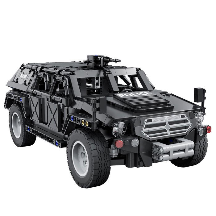 Deqube Cada SWAT Truck Coche de Policía Especial RC 561 Pzas +6 años