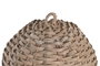 DKD Home Decor Decoración Colgante Globo en Ratán y Metal Natural