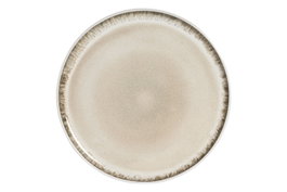 DKD Home Decor Plato de Gres Esmaltado Beige 27x27x2 cm