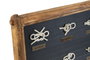 DKD Home Decor Cuadro Pino y Cristal 59x4x45 Nudos Surtido de 2 unidades