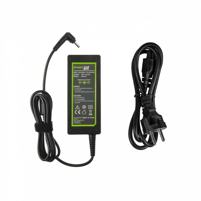 Green Cell Cargador N Green Cell PRO 19V 3.42A 65W para Asus y ZenBook