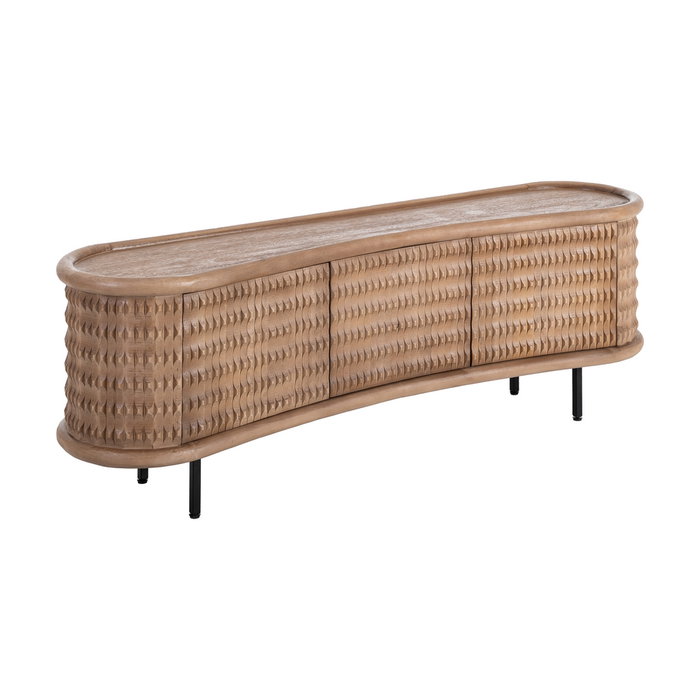 Aparador Natural Madera de Mango Salón 168 X 40 X 58 cm