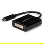 StarTech Adaptador USB-C a DVI-D CDP2DVIEC Negro - Conversor USB 3.2 Gen 2 para Monitor, 1920x1200, USB C Macho