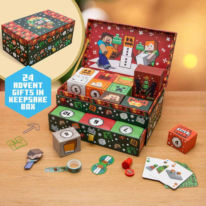Minecraft Calendario de Adviento Keepsake Box Minecraft Calendario de Adviento Keepsake Box