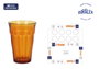 Duralex Vaso Picardie 36cl Ámbar (Pack de 16 unidades) inevitable