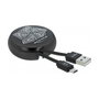 DeLOCK Cable Retráctil USB Tipo-A a USB Tipo-C Negro 0,92 m