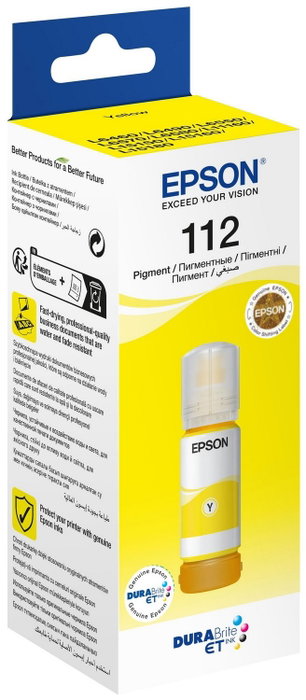Epson 112 Cartucho de Tinta Amarillo 70ml (C13T06C44A) Epson 112 Cartucho de Tinta Amarillo 70ml (C13T06C44A)