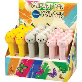 Boligrafo Centrum Squishy Expositor De 24