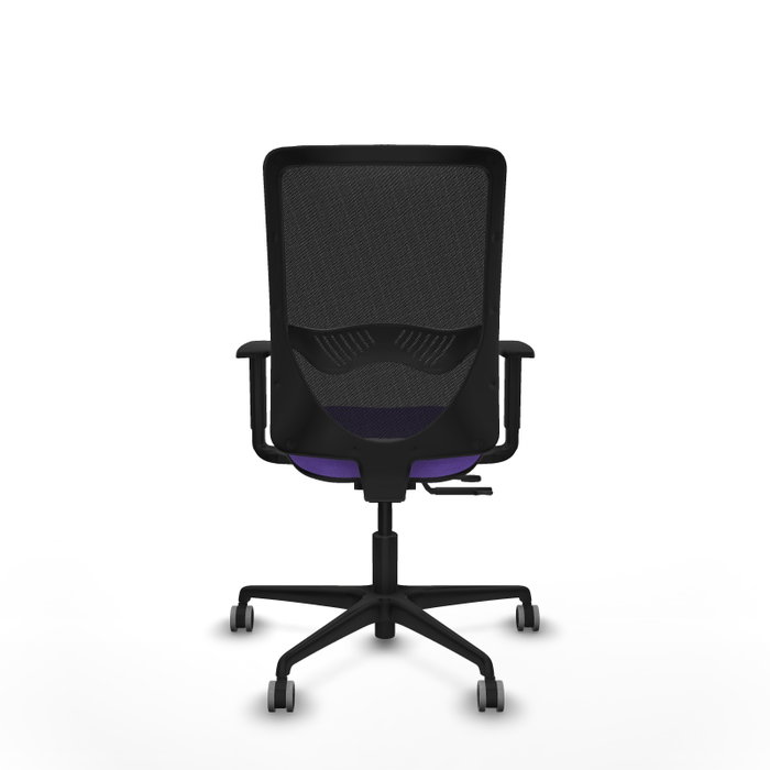 PIQUERAS Y CRESPO Silla de oficina Zulema con mecanismo Sincro/Traslack, Lila y Negro PIQUERAS Y CRESPO Silla de oficina Zulema con mecanismo Sincro/Traslack, Lila y Negro