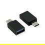 ROLINE Adaptador USB-C a USB-A USB 3.2 (5 Gbit/s) Negro, Conector Macho a Hembra, Plug and Play, Ref. 12.03.2997 / ST-BU