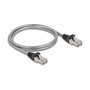 DELOCK Cable de red Cat 6a U/FTP con conectores RJ45, 1 m, plata