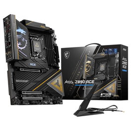 MSI MEG Z890 ACE Placa Base ATX Intel LGA 1851 Z890 DDR5 256GB Wi-Fi 7 10GbE Thunderbolt SATA III M.2