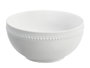 Vessia Set de 4 Bol Puntos, Bols para Sopa o Cereal, 600 ml, Porcelana Blanca, Dimensiones 18.5 x 15 x 15 cm (Set de 8)