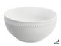 Vessia Set de 4 Bol Puntos, Bols para Sopa o Cereal, 600 ml, Porcelana Blanca, Dimensiones 18.5 x 15 x 15 cm (Set de 8)
