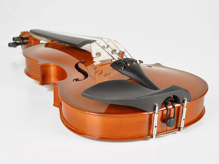 Leonardo Violín LV-1044 tamaño 4/4 con madera laminada y accesorios Leonardo Violín LV-1044 tamaño 4/4 con madera laminada y accesorios