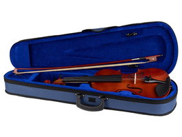 Leonardo Violín LV-1044 tamaño 4/4 con madera laminada y accesorios