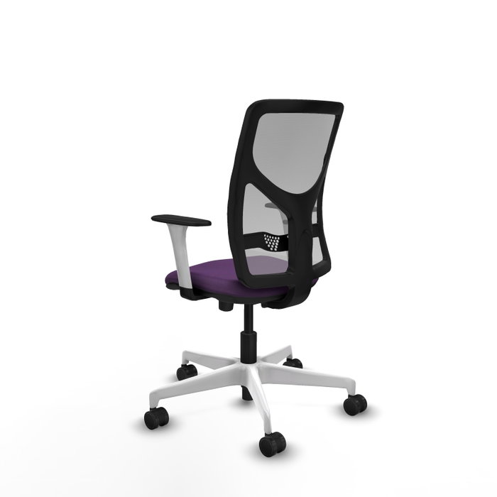 PIQUERAS Y CRESPO Silla de oficina Motilla con mecanismo Sincro/Traslack Morada y Gris PIQUERAS Y CRESPO Silla de oficina Motilla con mecanismo Sincro/Traslack Morada y Gris