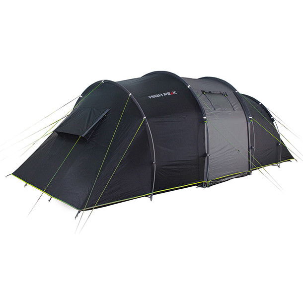 High Peak Tienda de Campaña Túnel Tauris 6 Personas Oscuro Gris/Verde Impermeable Tienda de Túnel
