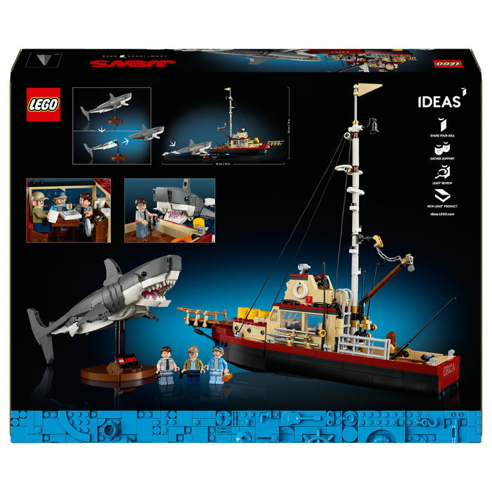 LEGO 21350 Ideas Tiburón Juego Construcción 1503 Piezas