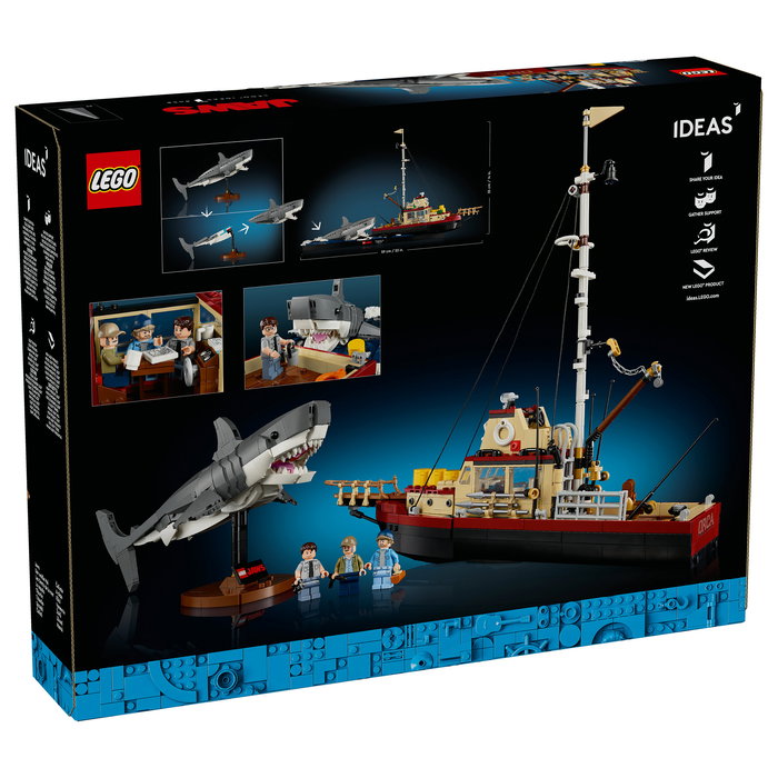 LEGO 21350 Ideas Tiburón Juego Construcción 1503 Piezas