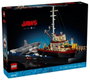LEGO Ideas Tiburón 21350 con barco Orca y minifiguras
