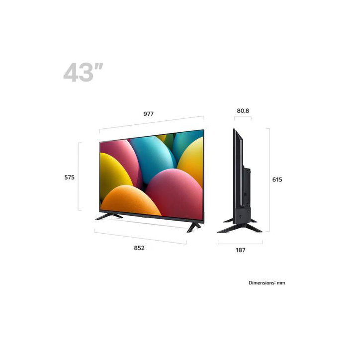 LG 43LR60006LA Smart TV LED FHD de 43 pulgadas