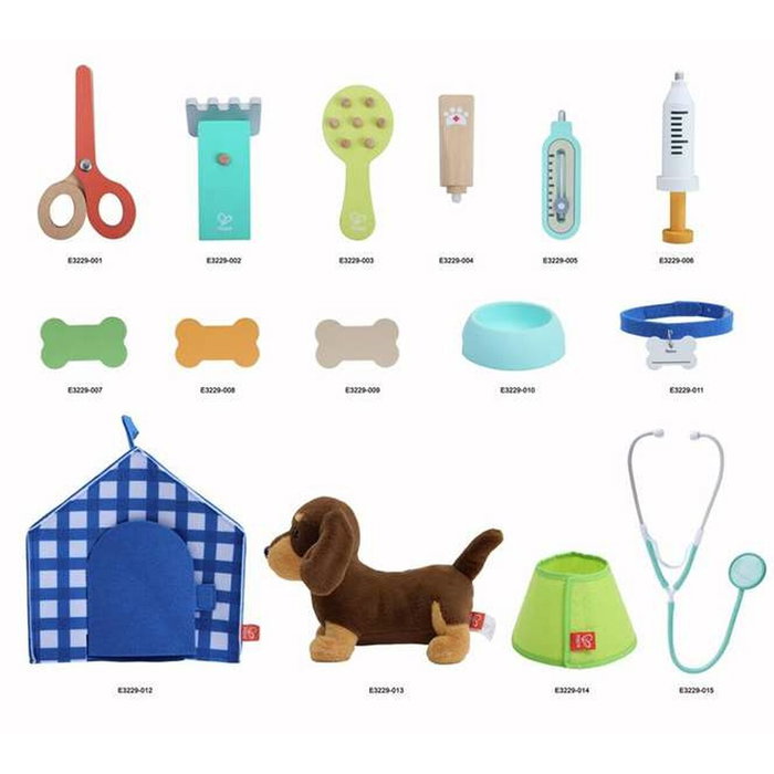 Hape Casita Clínica Veterinaria Mascota Playset