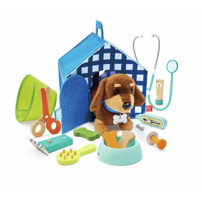 Hape Casita Clínica Veterinaria Mascota Playset