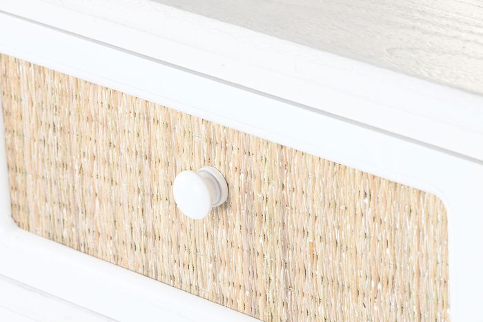 DKD Home Decor Cajonera Cottage Blanco 29 x 90 x 40 cm