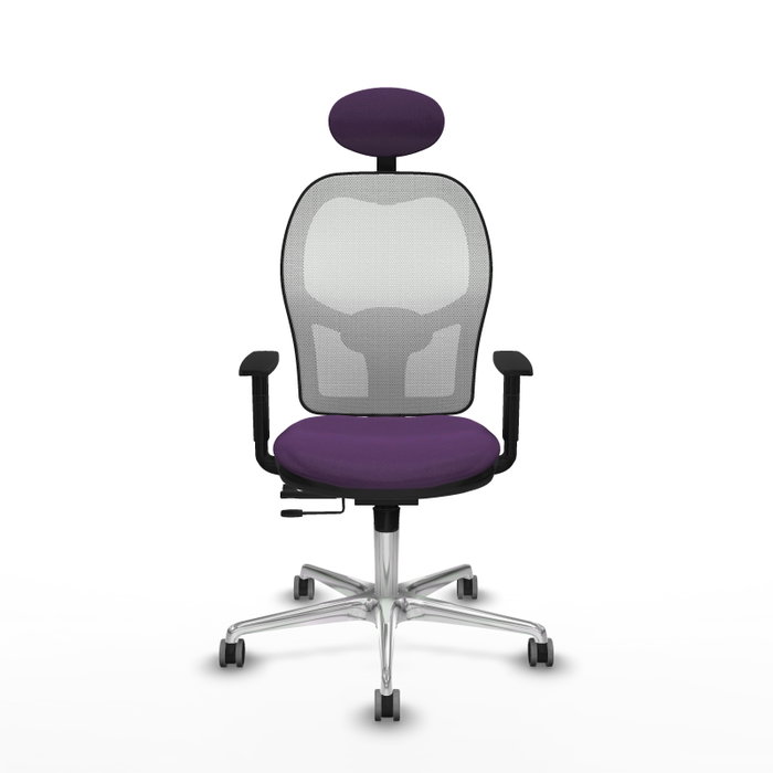 PIQUERAS Y CRESPO Silla de oficina Jorquera Morada y Blanca PIQUERAS Y CRESPO Silla de oficina Jorquera Morada y Blanca