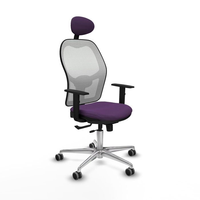 PIQUERAS Y CRESPO Silla de oficina Jorquera Morada y Blanca PIQUERAS Y CRESPO Silla de oficina Jorquera Morada y Blanca