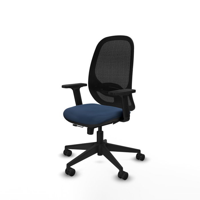 PIQUERAS Y CRESPO Silla de oficina Cilanco Azul marino y Negro PIQUERAS Y CRESPO Silla de oficina Cilanco Azul marino y Negro