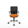 PIQUERAS Y CRESPO Silla de oficina Yunquera Naranja y Negro