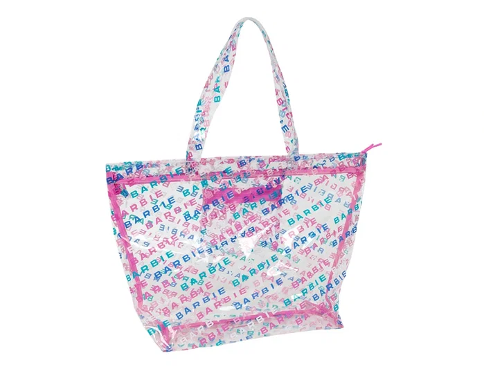 Safta Bolso Shopping Barbie Logomania 54x35x17 cm