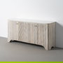 Aparador Madera-Mármol Salón 153 X 41 X 73 cm
