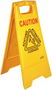 PROBBAX - FS-1001-YEL - Señal de suelo "CUIDADO" - 28 x 4 x 60 cm - Amarillo