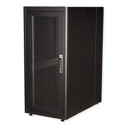 ROLINE Rack Servidor 19 Pulgadas 26U, 600x1000 mm, Negro Perforado, 600 kg Carga, Patas Ajustables, Modelo 26.21.0203