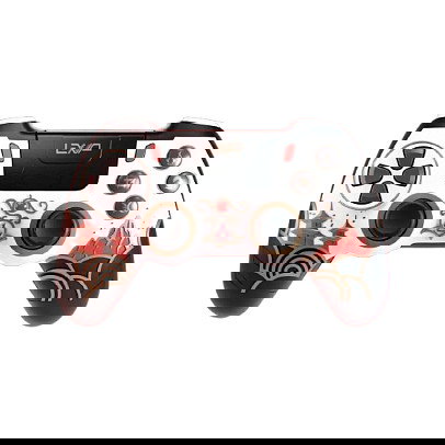 LEXIP Gamepad X UBISOFT Assassin's Creed Shadows PC - Mando Inalámbrico para PC, PS4, Nintendo Switch, Android, Bluetooth/RF/USB, 14 Botones, Vibración, Negro/Oro/Rojo/Blanco