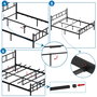 Hanah Home Akın Cama Doble Metal Negro 160x200 cm