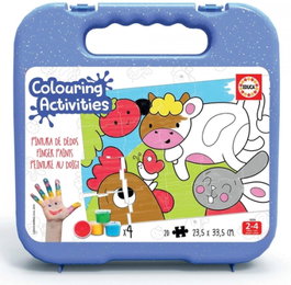 EDUCA BORRAS Juego 20 Animales de la Granja Colouring Activities