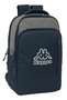 Mochila para Portátil Kappa Dark Navi Gris Azul marino 29 x 44 x 15 cm