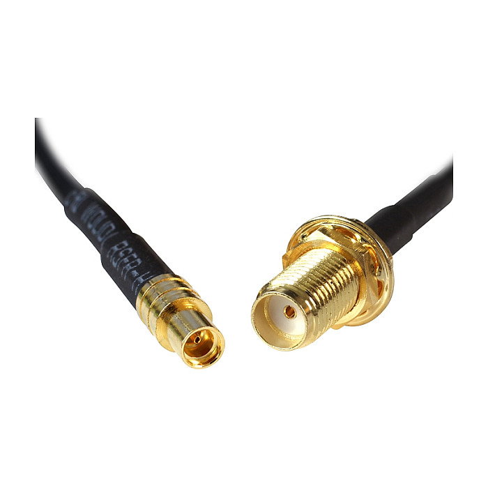 DeLOCK Cable coaxial HF SMA hembra a mmCX hembra 200mm DeLOCK Cable coaxial HF SMA hembra a mmCX hembra 200mm