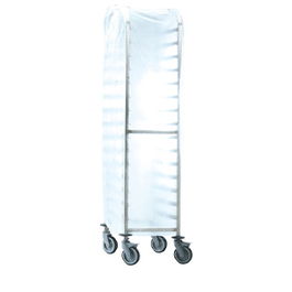 MATFER Carro Gastronorm GN 2/1, con Funda Rollo de 200 Unidades, Medidas 600 x 400 mm, para Almacenaje y Transporte de Alimentos