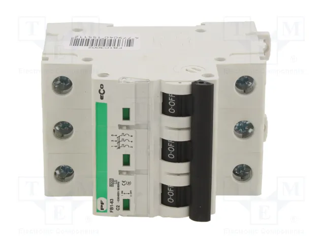 Promfactor Baltic Interruptor magnetotérmico ECO 2A 3 polos Promfactor Baltic Interruptor magnetotérmico ECO 2A 3 polos